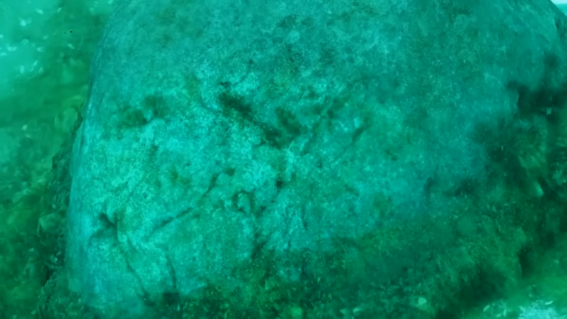 Stonehenge in Lake Michigan