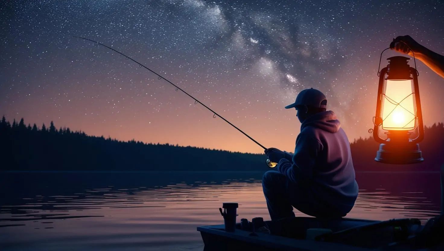 fishing in the dark